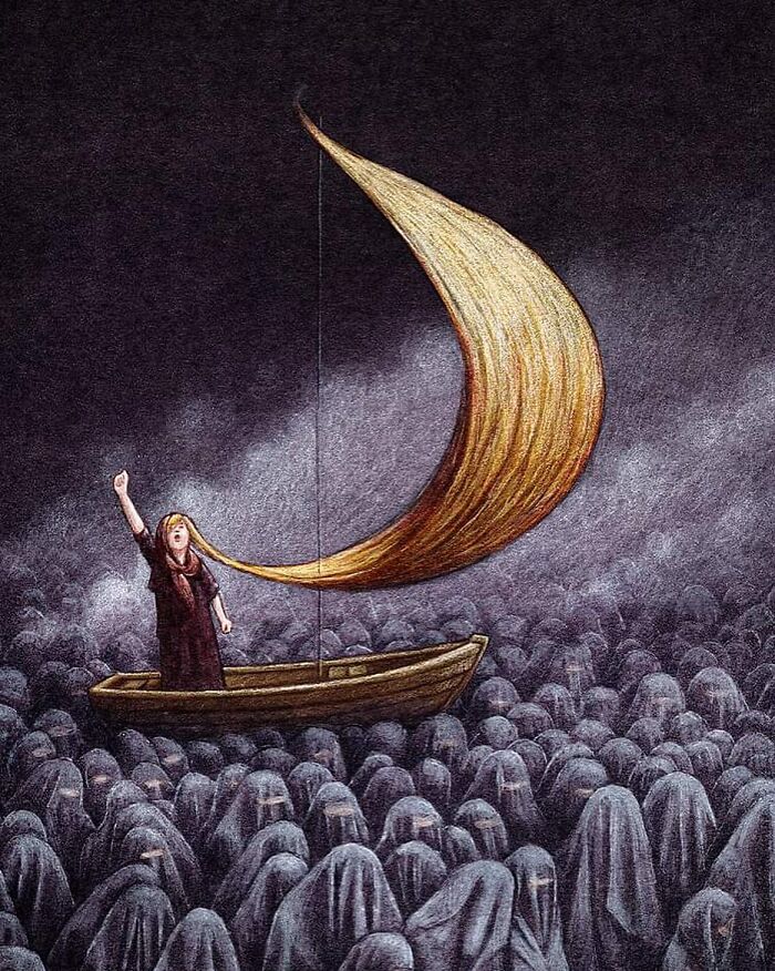 New Illustrations By Artist Pawel Kuczynski That Continue To Put Their Finger On The Wounds Of Today's Society (61 Pics)