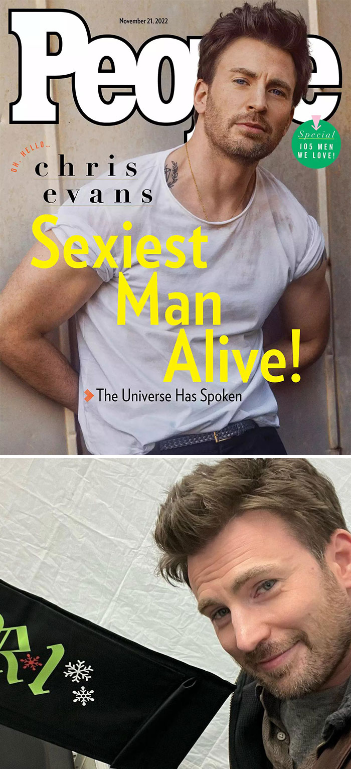 Chris Evans, el hombre más sexi del 2022