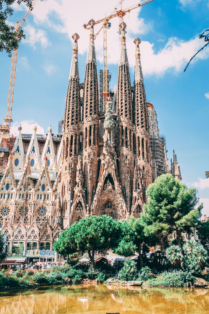 Sagrada Família In Barcelona, Spain