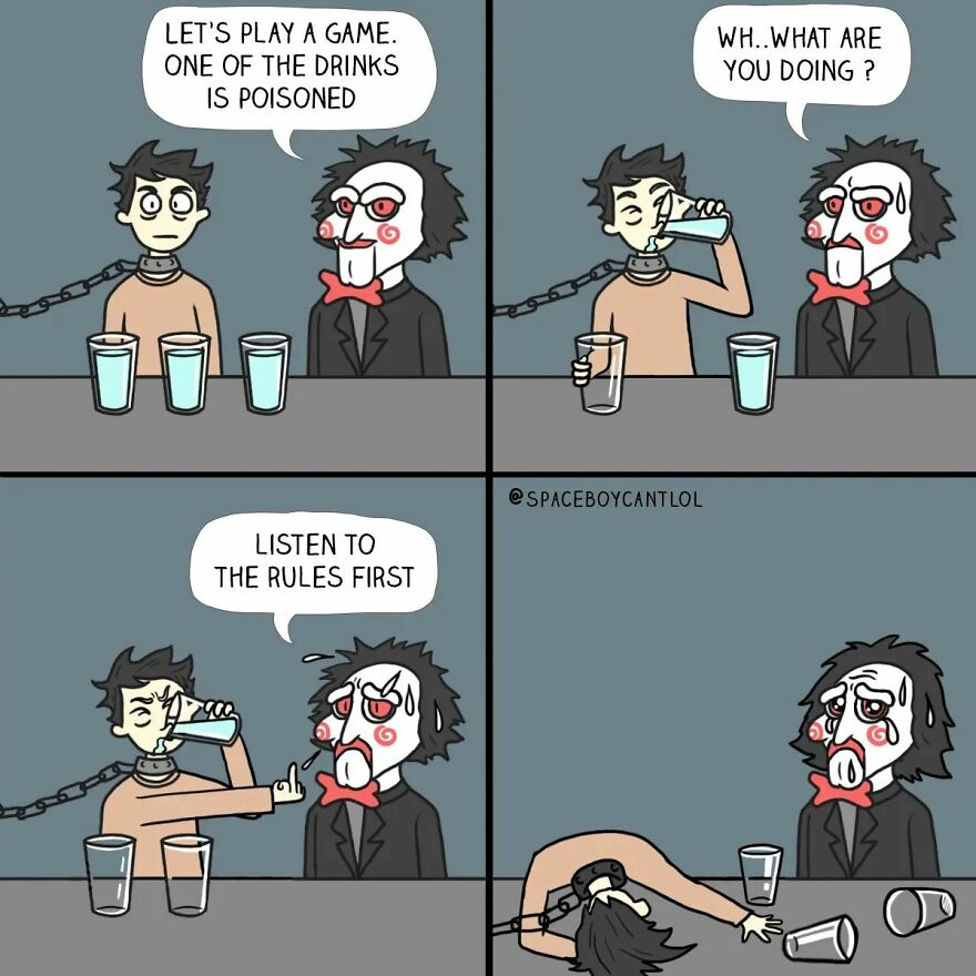 Artist’s New Hilariously Crazy Comics For People Who Loves Dark Humor (43 Pics)