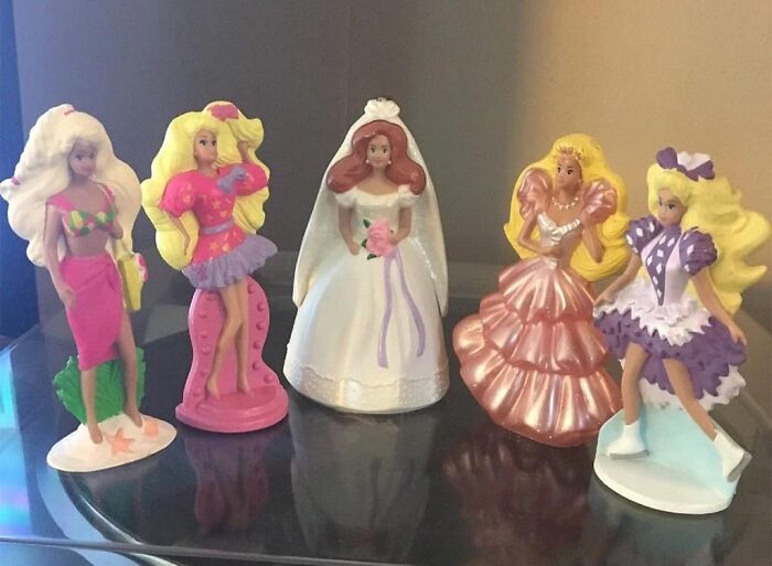 Happy Meal Toys In The 80’s And Early 90’s Were The Best! These Barbie’s Were My Favorites!