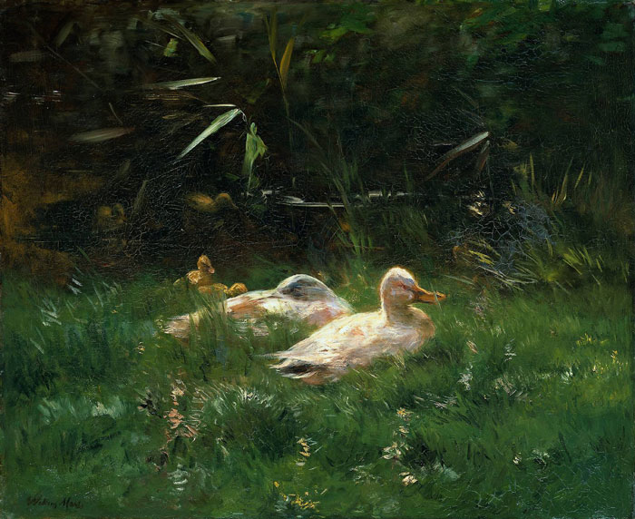 Ducks (C. 1880-1904) By Willem Maris