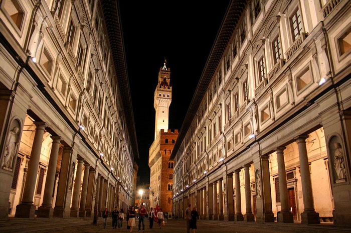 Uffizi Gallery In Florence, Italy