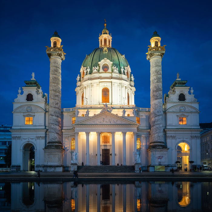 Karlskirche In Vienna, Austria