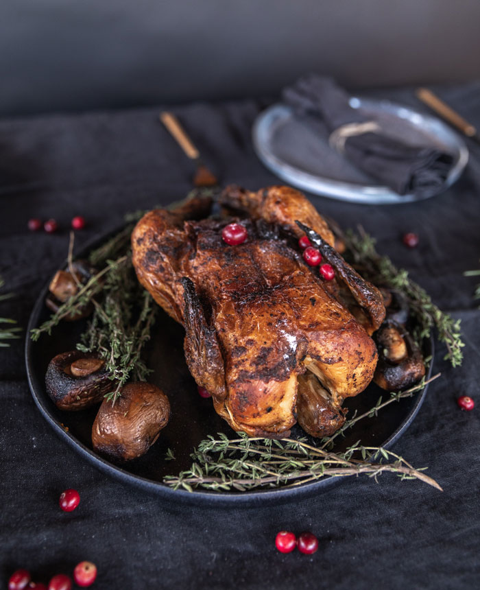 Roasted Turkey, A Traditional Christmas Dish Is The USA