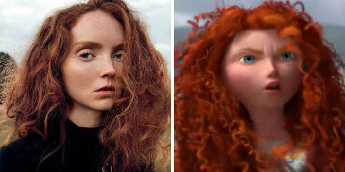 Merida From Brave and similar looking ginger girl 