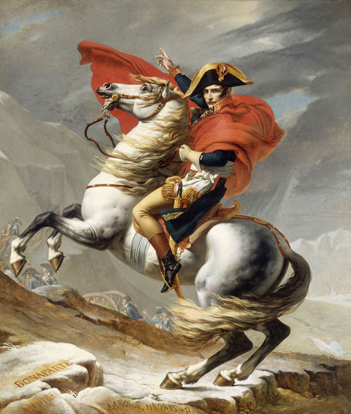 Napoleon Crossing The Alps (1800) By Jacques-Louis David