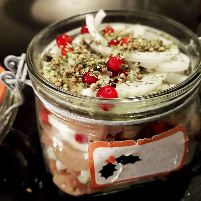 Julesild, A Traditional Christmas Appetizer In Denmark