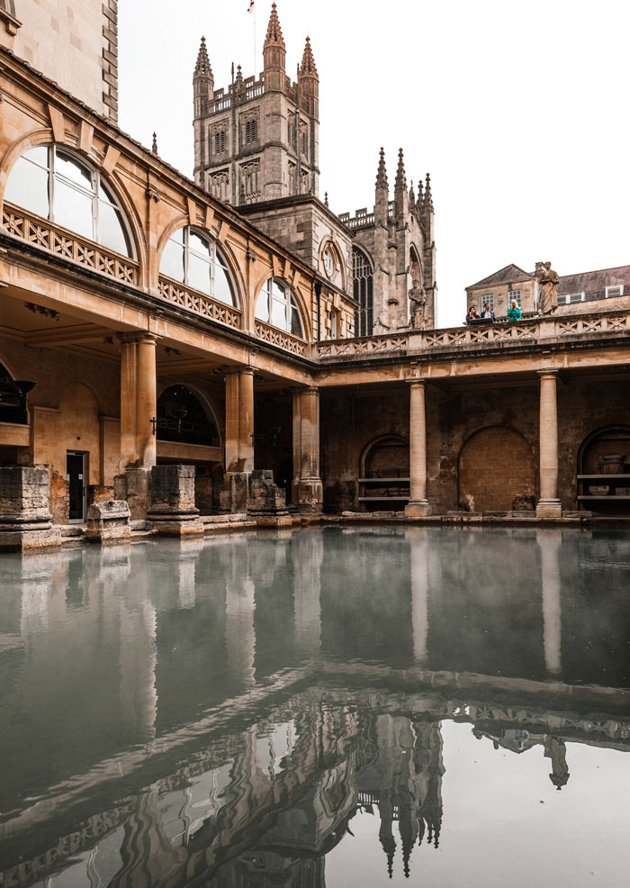Roman Baths In Bath, United Kingdom