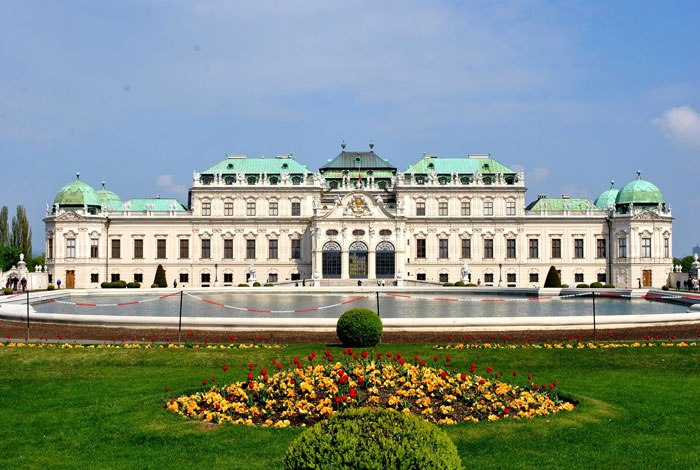 Belvedere Museum In Vienna, Austria
