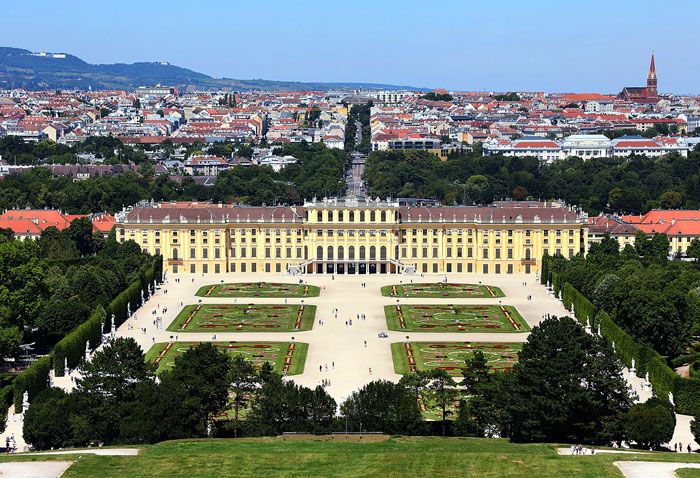 Schönbrunn Palace In Vienna, Austria
