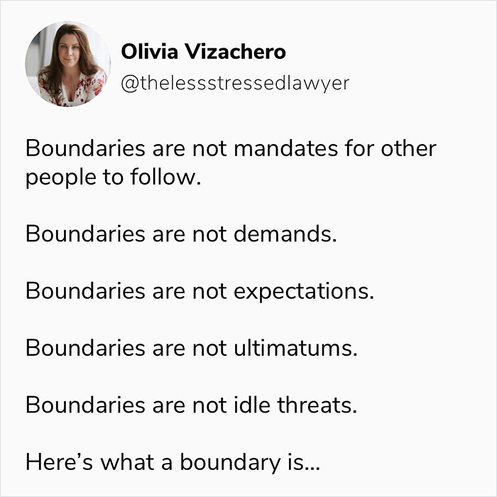 Personal Coach Explains How To Set Boundaries Properly In An Illuminating Thread Personal Coach Explains How To Set Boundaries Properly In An Illuminating Thread