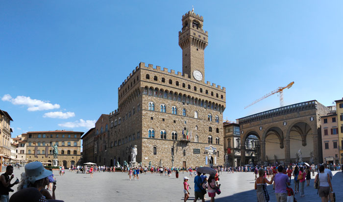 Piazza Della Signoria In Florence, Italy