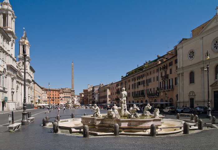 Piazza Navona In Rome, Italy