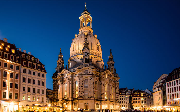Frauenkirche Dresden In Dresden, Germany