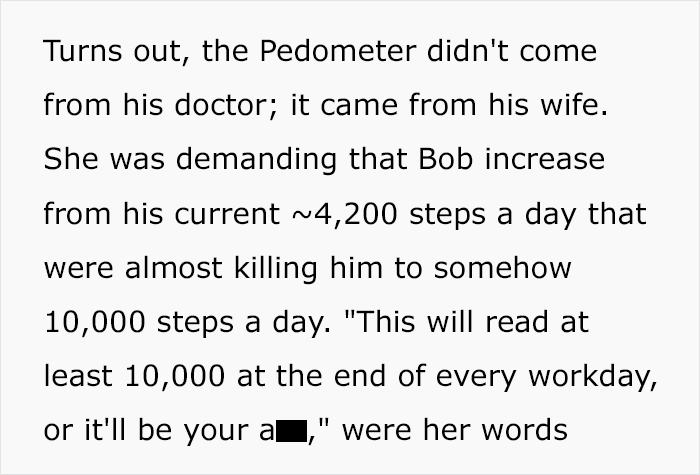 Controlling Wife Insists Her Husband Walks 10,000 Steps A Day Despite Doctor's Advice, Colleagues Step In To Trick Her