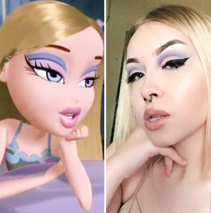 Cloe From Bratz and a similar looking girl 