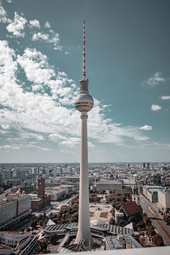 Berliner Fernsehturm In Berlin, Germany