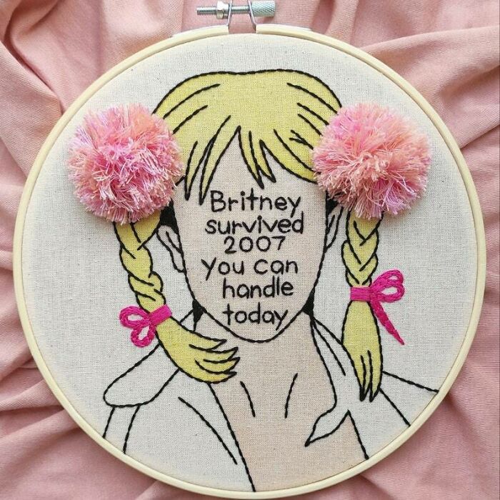 A "Controversial" Embroidery I Made A While Back