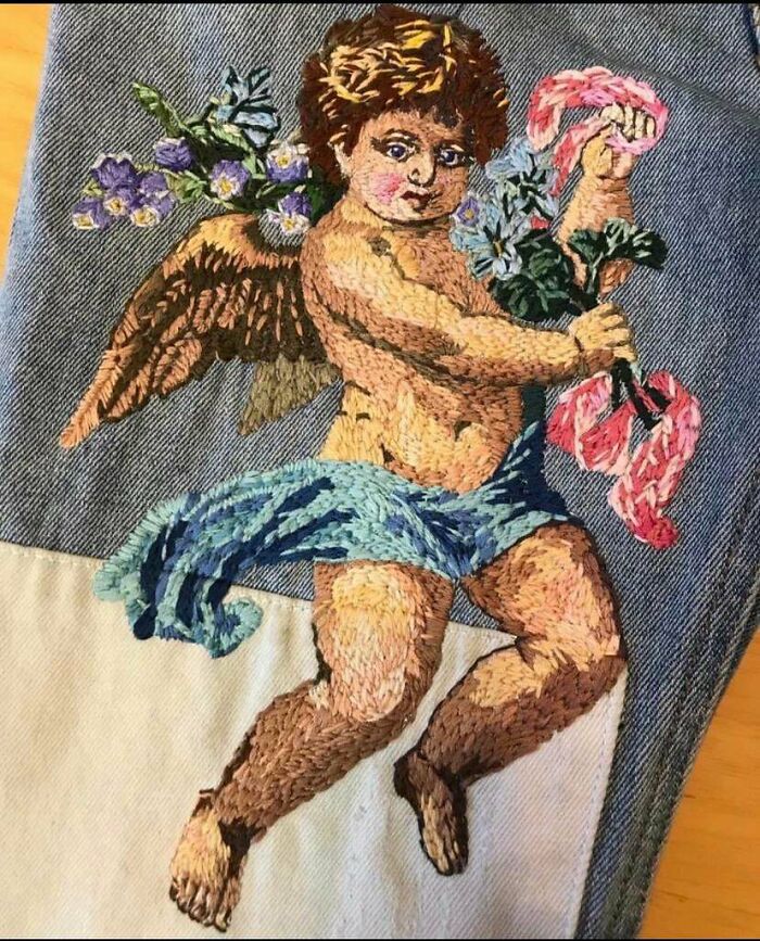 Design I Did On My Daughter’s Jeans