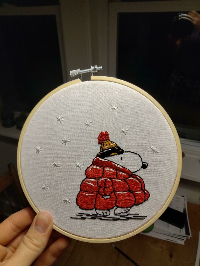 A Snoopy Hoop I Made