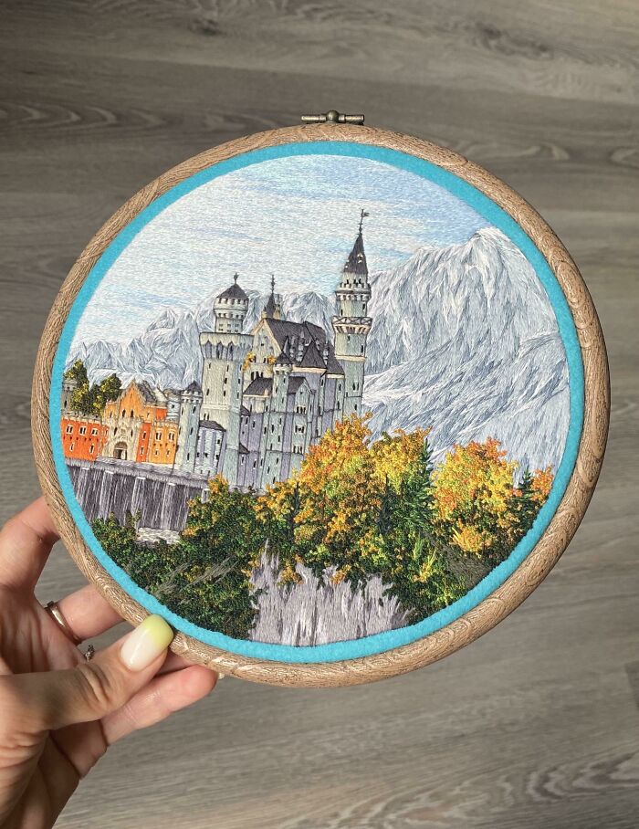 I Had Some Break Of My Hobby, But Now I Can Show You My New Embroidery. I Started It In April And Finish It Today! I Missed This Feeling So Much…