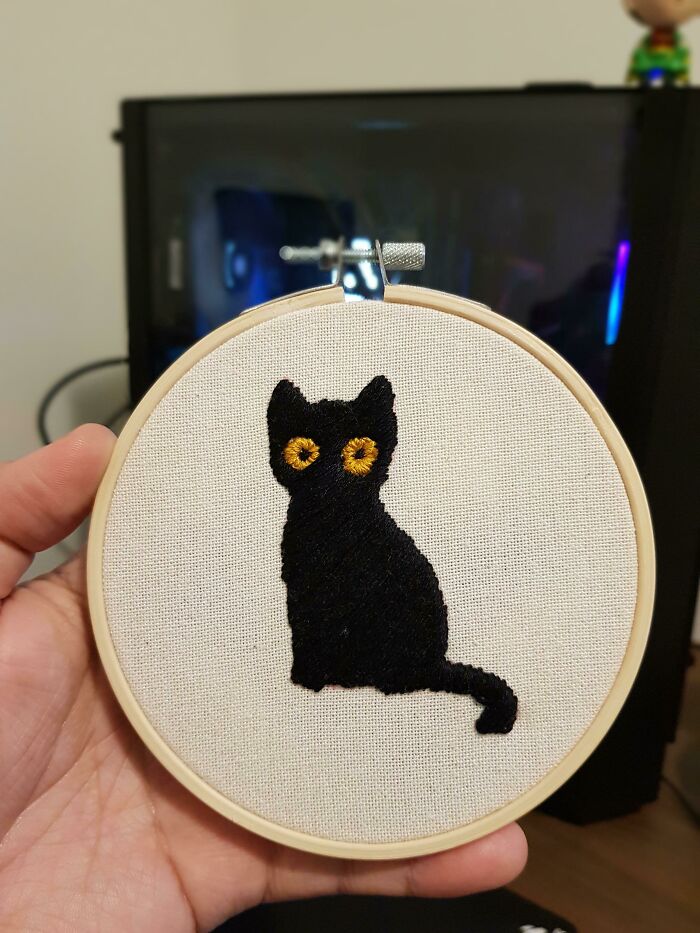 So, After A While I Made A Post Asking For Help Here, And I Finally Finished My First Embroidery, What Do You Guys Think? I Need Some Feedbacks