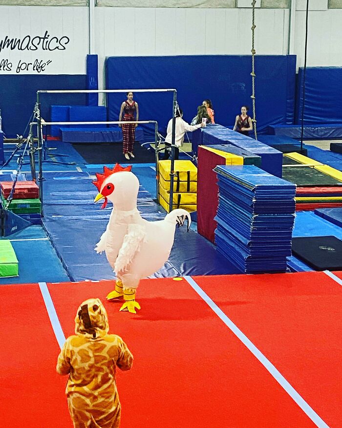 My Daughter Got To Wear A Costume During Gymnastics Practice And This Is What She Chose