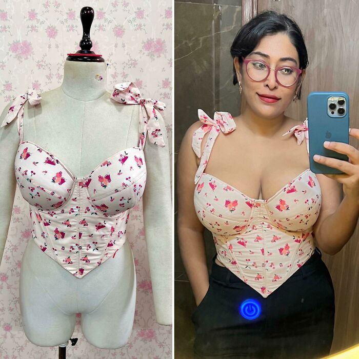 Made A Cupped Corset/Bustier For Myself