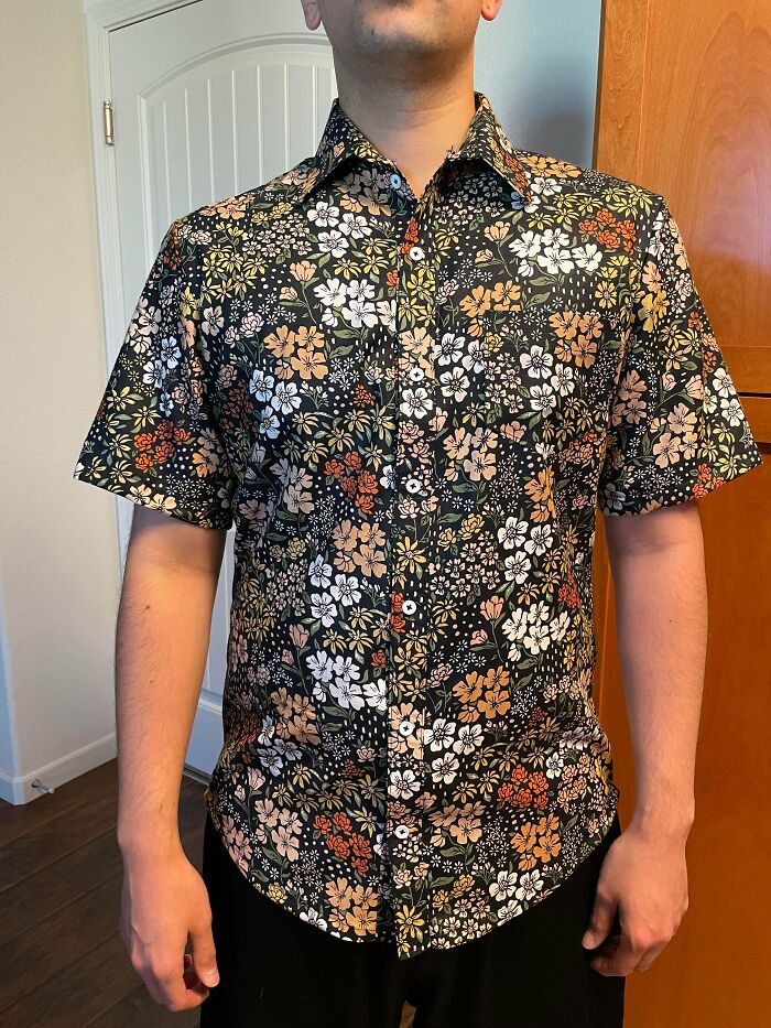 Y’all Liked My T-Shirt Last Weekend, Here’s My First Attempt At A Button-Down Shirt!