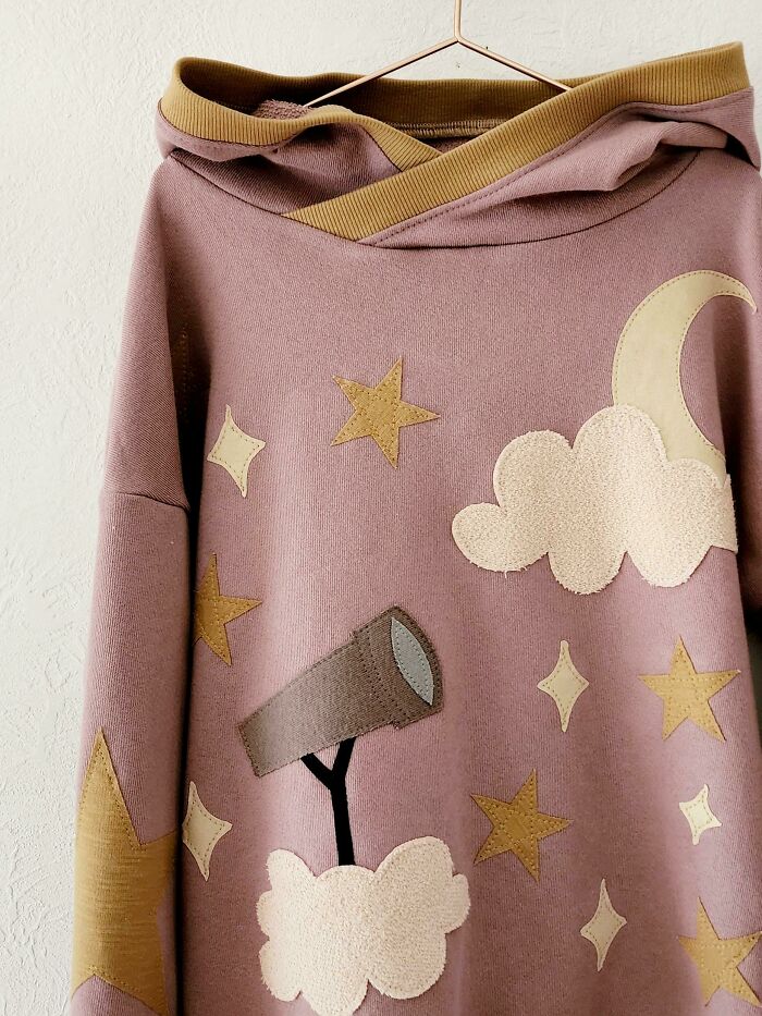 Stargazing Hoodie For A Little Astronomer