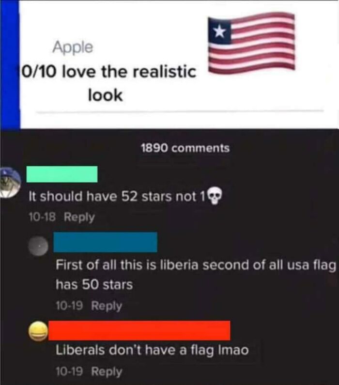 More Liberian Flag Confusion