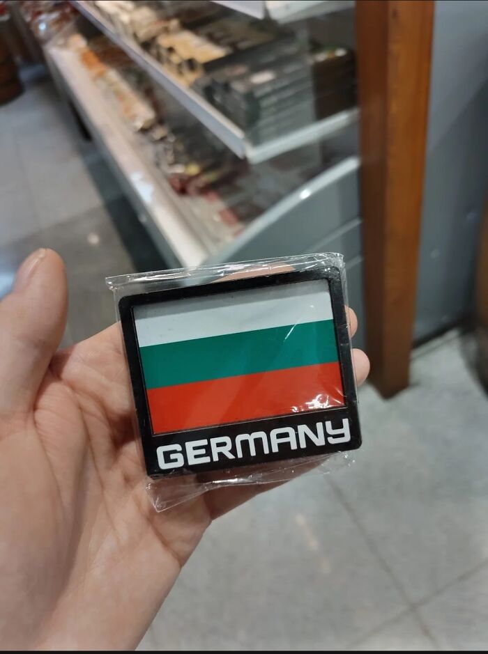 Ah Yes, Germany Flag Fridge Magnet