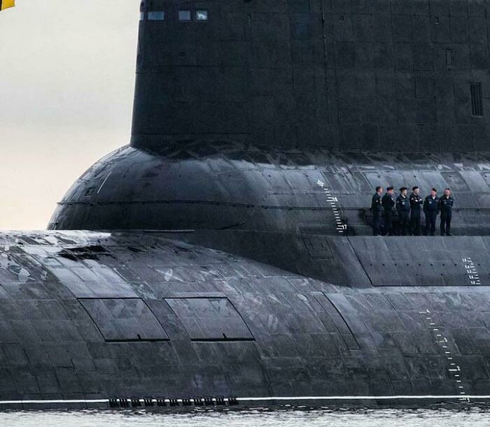 The Typhoon Is A Class Of Nuclear-Powered Ballistic Missile Submarines Built By The Soviet Union. With A Submerged Displacement Of 48,000 Tonnes, The Typhoons Are The Largest Submarines Ever Built