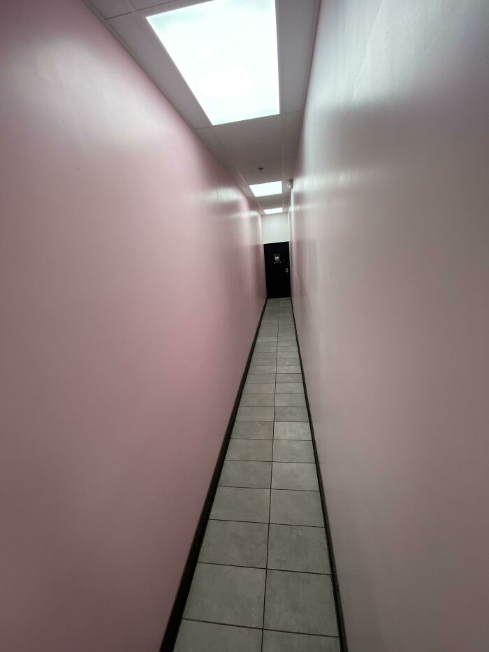 This Hallway To Single Restroom At A Shop I Was At