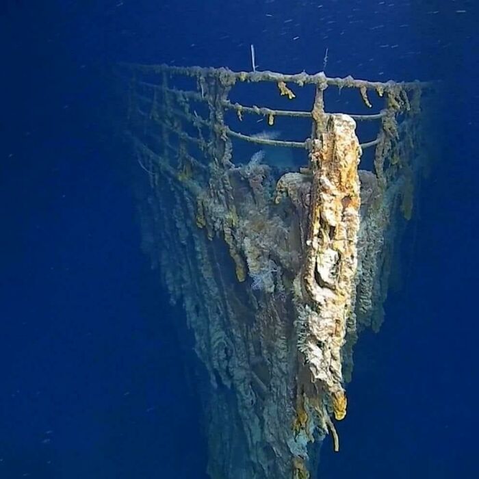 El naufragio del Titanic. Esta foto me da ansiedad...