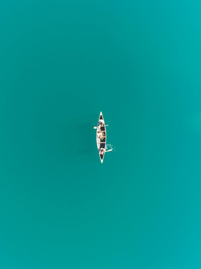 ITAP Of My Friends Paddling A Canoe