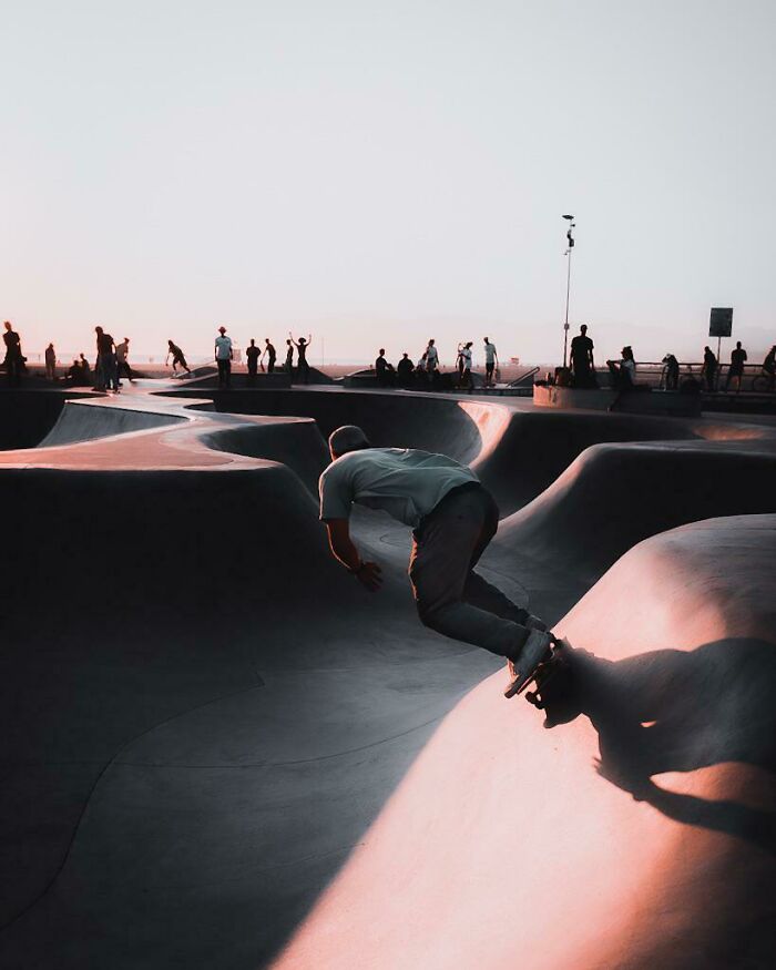 Itap Of A Skater In Venice Beach