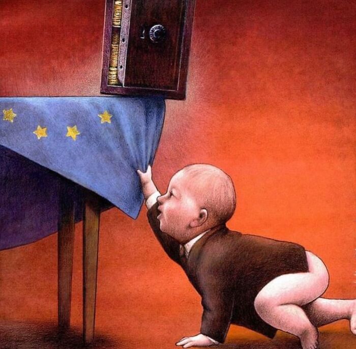 New Illustrations By Artist Pawel Kuczynski That Continue To Put Their Finger On The Wounds Of Today's Society (61 Pics)