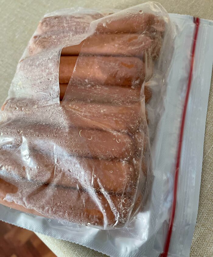 The Way My Girlfriend Opened This Package Of Hotdogs