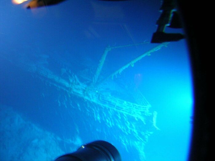 The Titanic, Viewed Through A Submarine Porthole