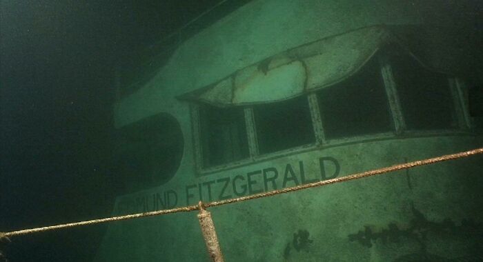 The Edmund Fitzgerald, What Remains Of It Today At The Bottom Of Lake Superior