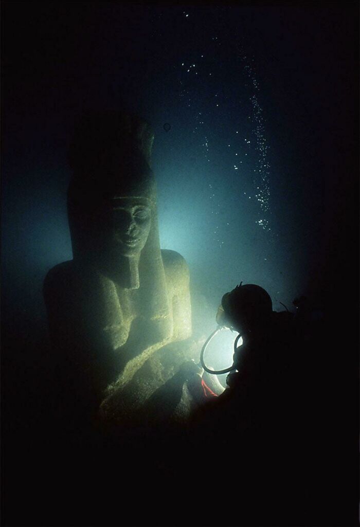 Reliquias antiguas redescubiertas en la costa de Egipto