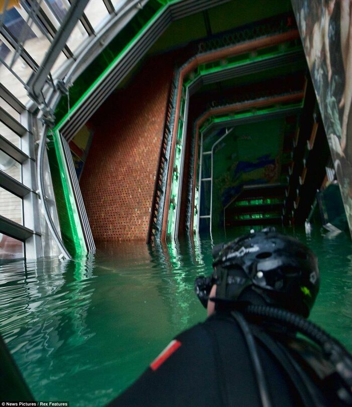 Inside The Capsized Costa Concordia (Credits: News Pictures/Rex Features)