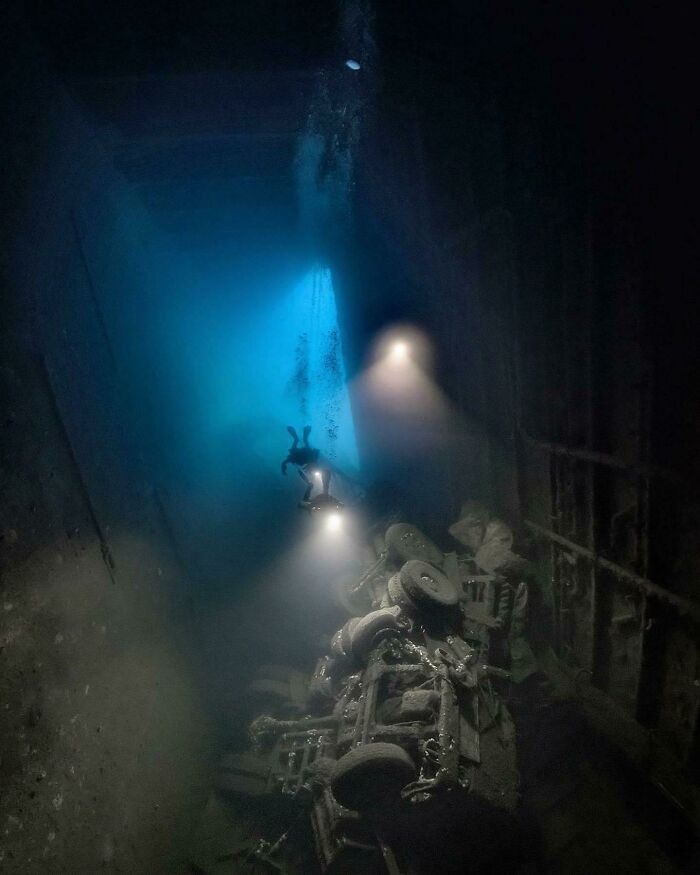 Cargo Hold Of The ‘Ms Zenobia’ Wreck / Cyprus