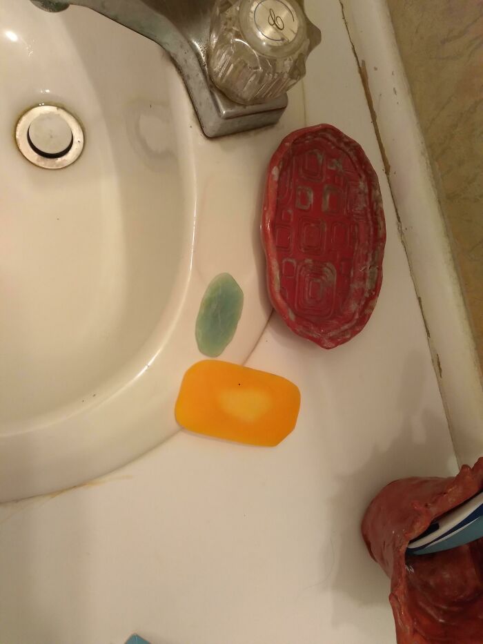 Mom's Boyfriend Never Puts The Soap On The Soap Trays