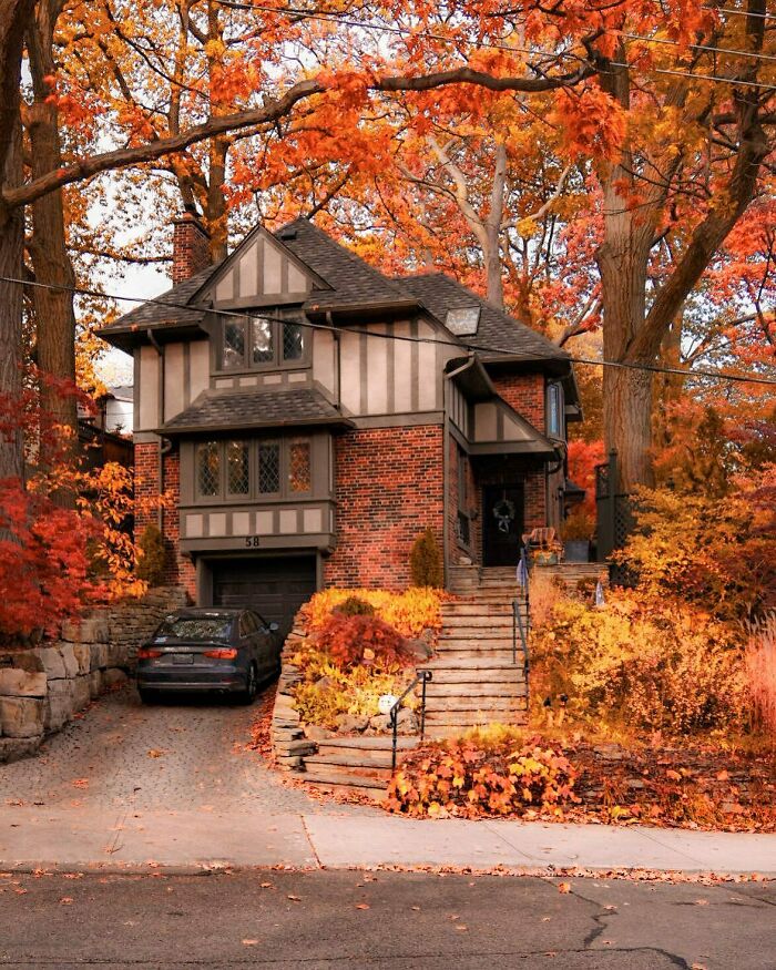 A Tudor-Style House In Toronto, Ontario, Canada