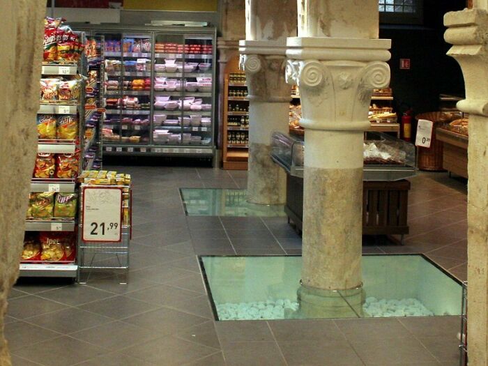 A Grocery Store Inside A 3rd Century Roman Imperial Palace In Croatia
