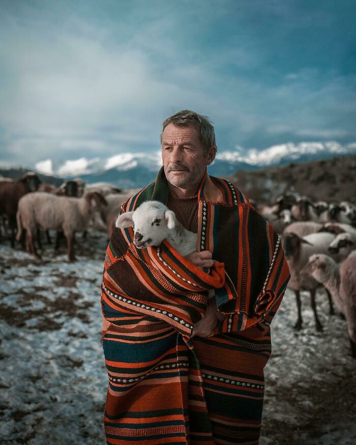Shepherd In The Rhodope Mountains, Bulgaria