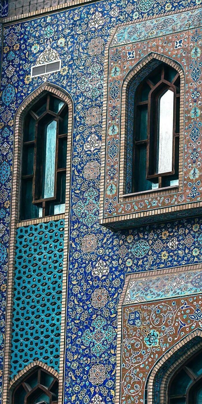 The Tilework Of Esfahan, Iran